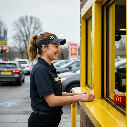 McDonald's Abre Vacantes para Atención en Drive-Thru