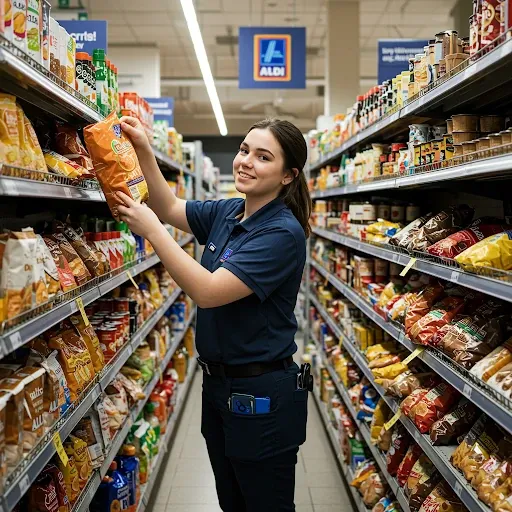 ALDI Contrata Reponedores de Mercancía